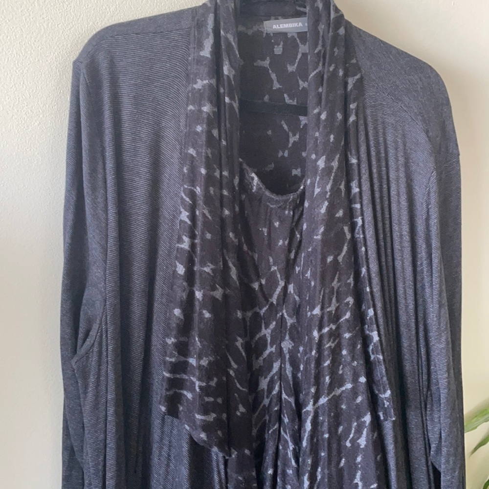 Maxi sweater and pant set